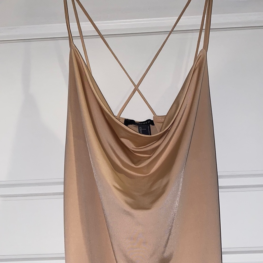Nude Mini Dress